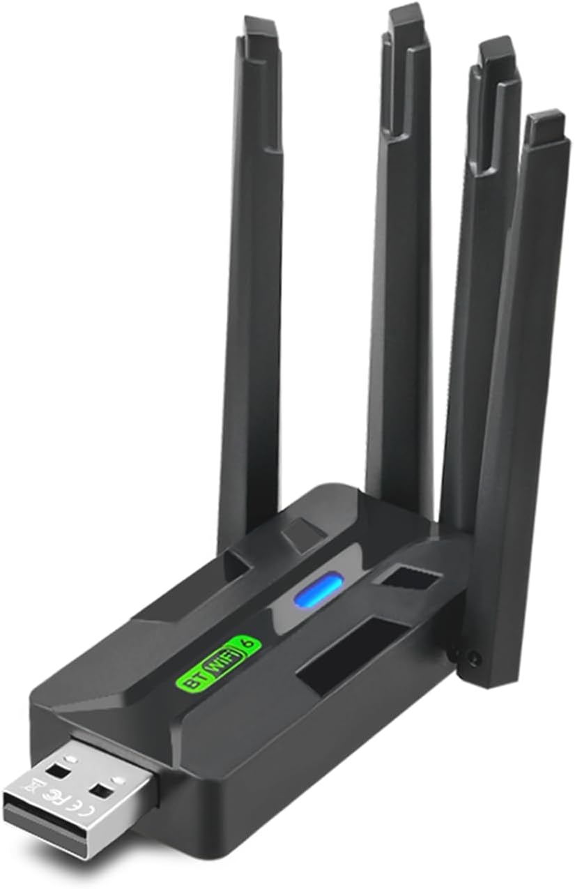 Gallasys 2 in 1 AX900 WiFi6 + Bluetooth5.4 USB
