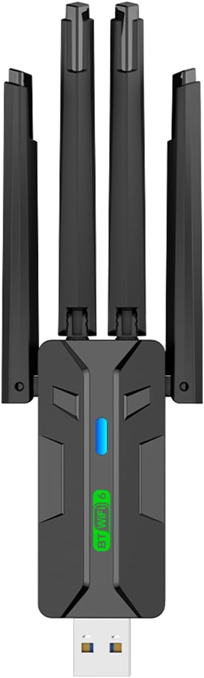 Gallasys 2 in 1 AX900 WiFi6 + Bluetooth5.4 USB