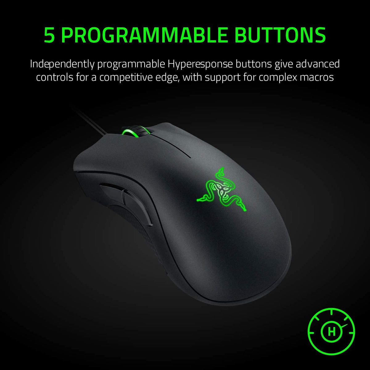 Razer DeathAdder Essential Ergonomic Wired Gaming Mouse