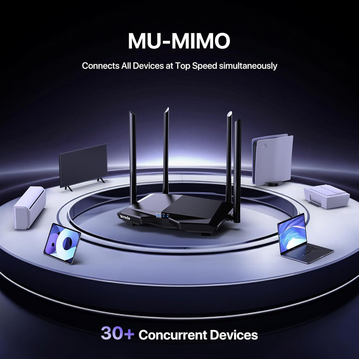 Tenda AC1200 Smart WiFi Router