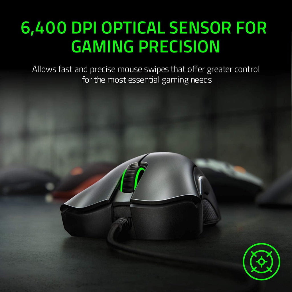 Razer DeathAdder Essential Ergonomic Wired Gaming Mouse
