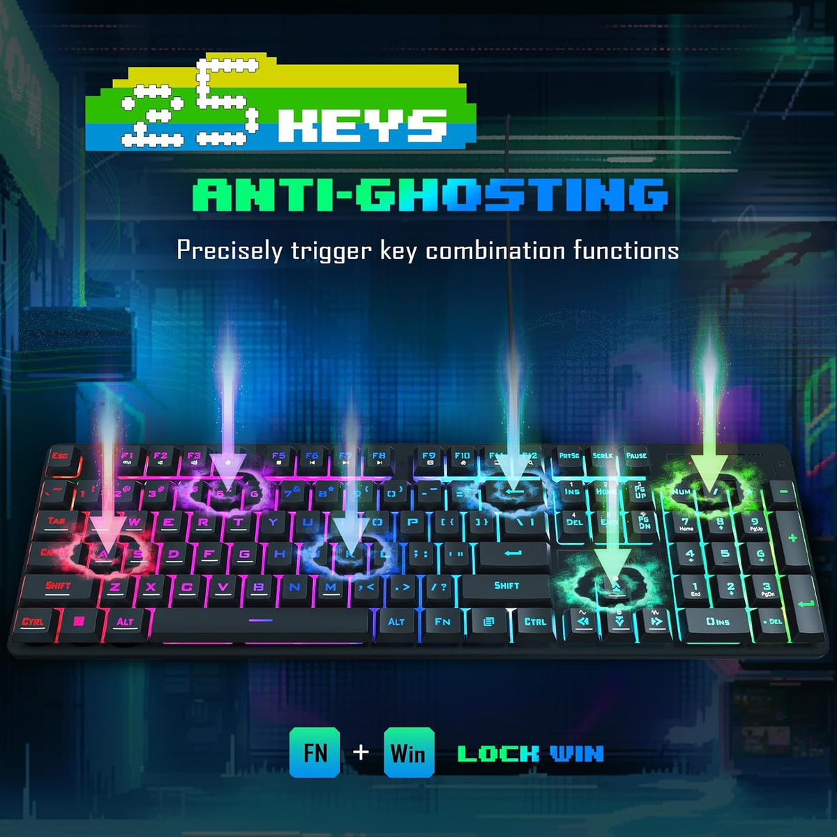 Redragon Updated S107 Gaming Keyboard and Mouse