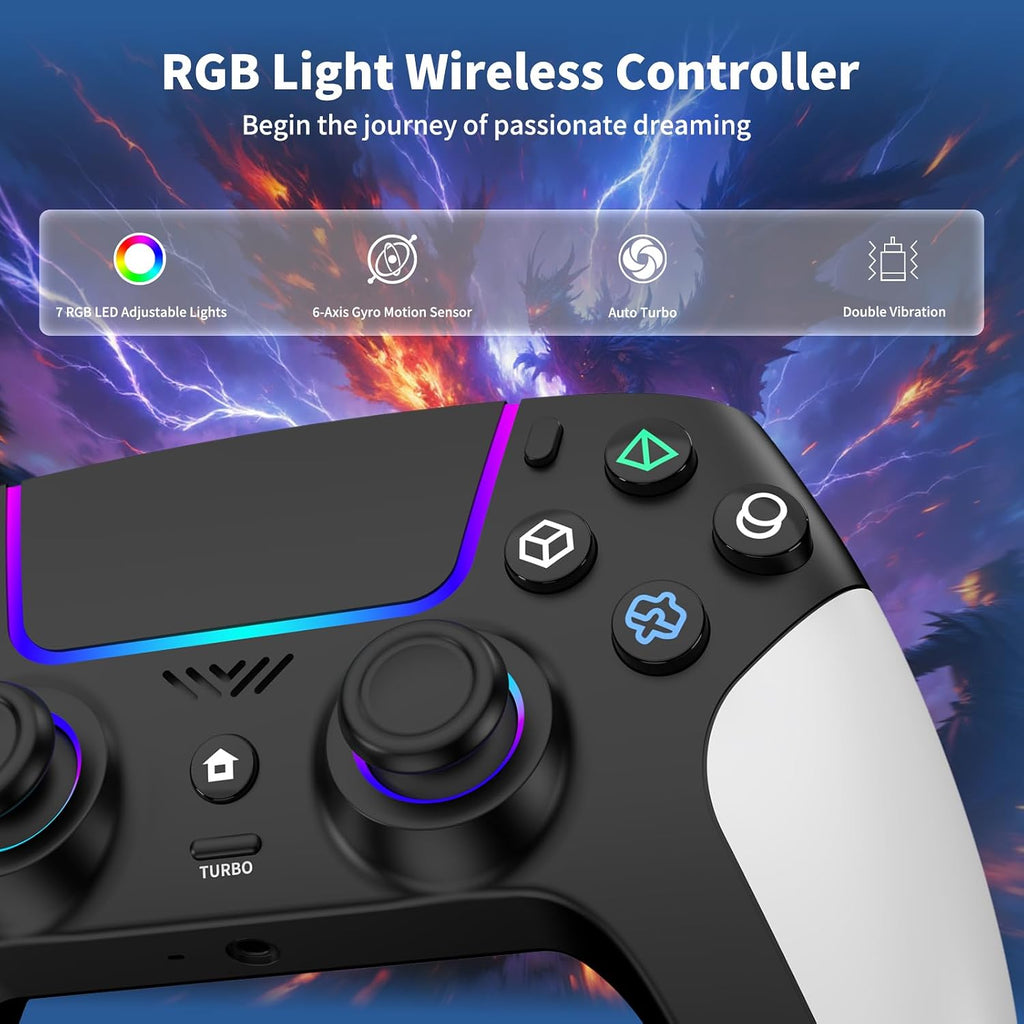 AFMVV Wireless Controller for PS5/PC/Mac