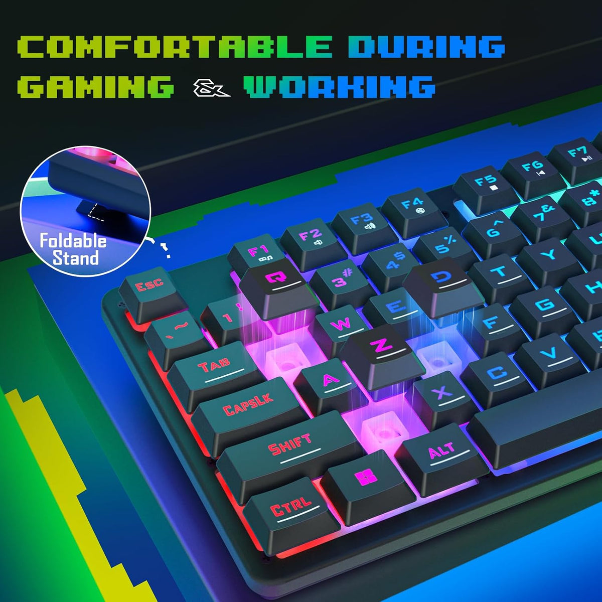 Redragon Updated S107 Gaming Keyboard and Mouse