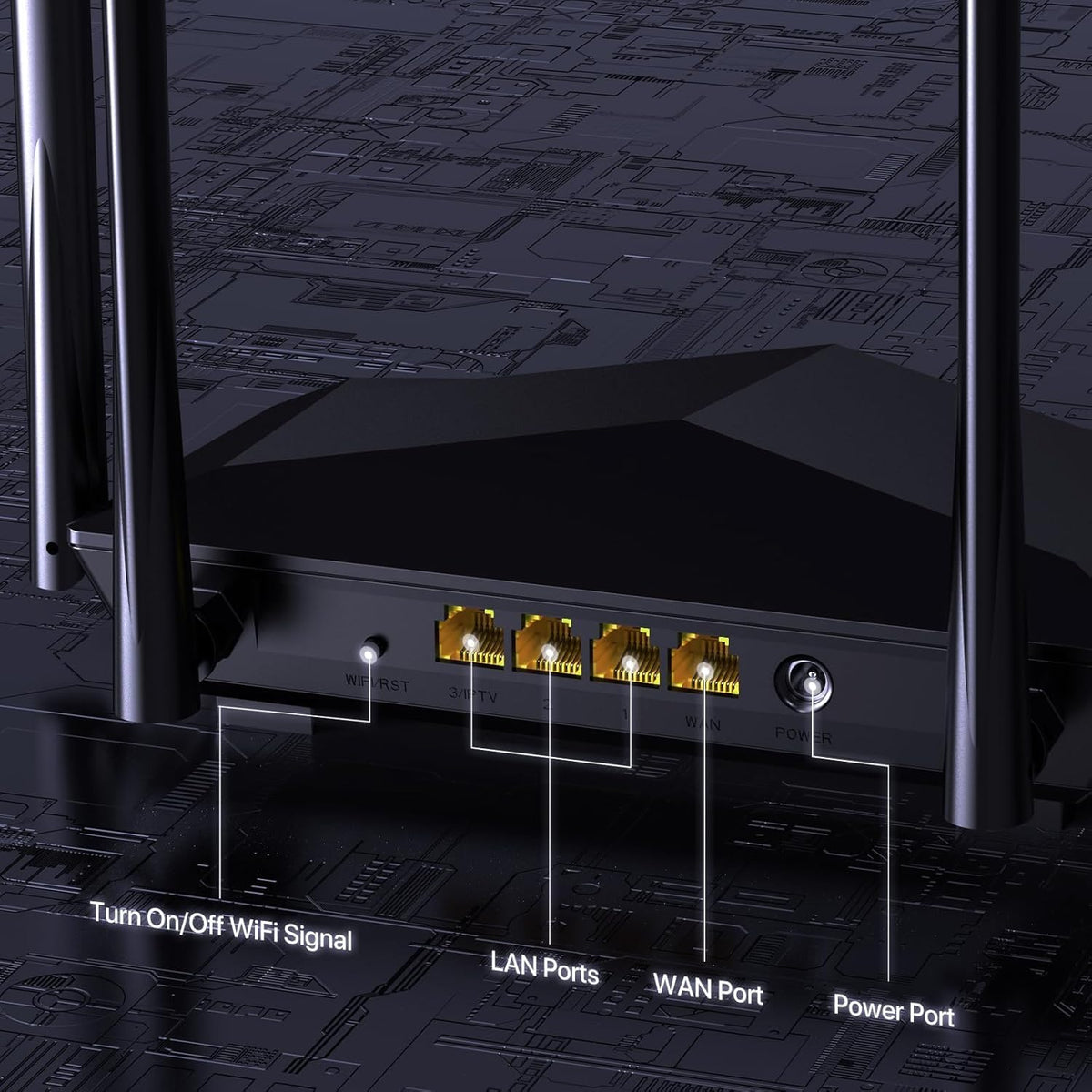 Tenda AC1200 Smart WiFi Router